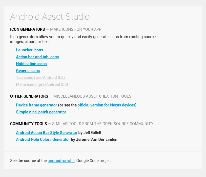 Android Tips Android Asset Studio でアセットをラクラク作成 Developers Io