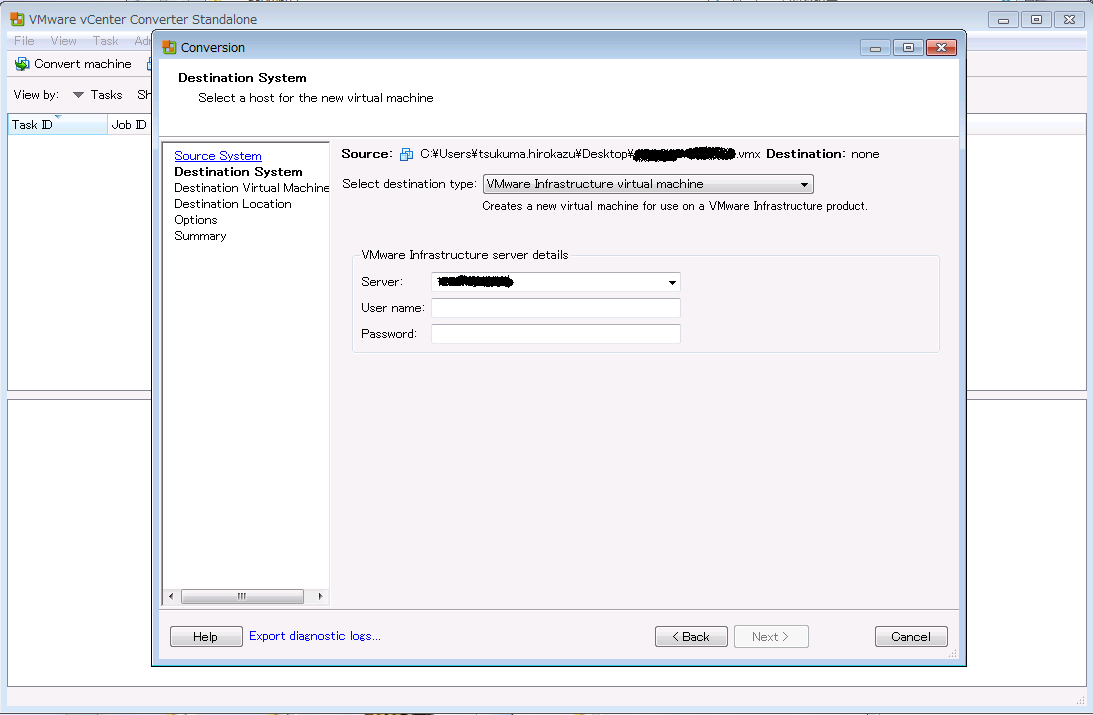 Converter unable to obtain hardware information