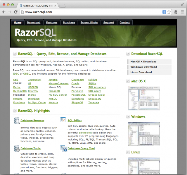 razorsql versus dbviz postgresql