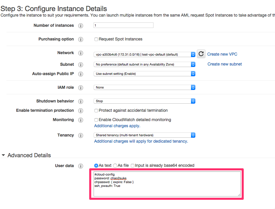 小ネタ Cloud Initでec2 Userのパスワード認証を可能にする Developersio