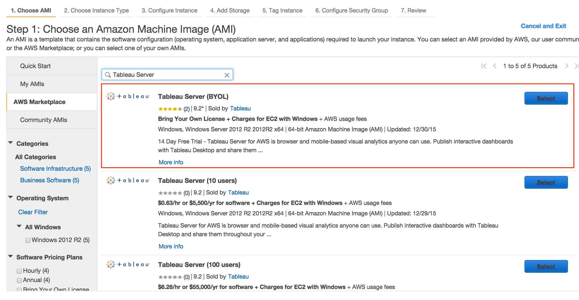 Tableau Serverをaws Marketplaceから構築してみる Developersio