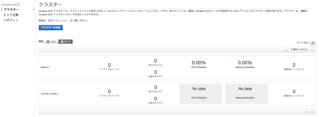 Rancheros で Ecs Cluster を構築してみた Developersio