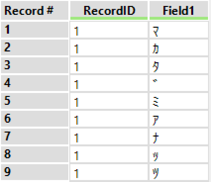 Alteryxで全角 半角の変換を行う カタカナ編 Developersio