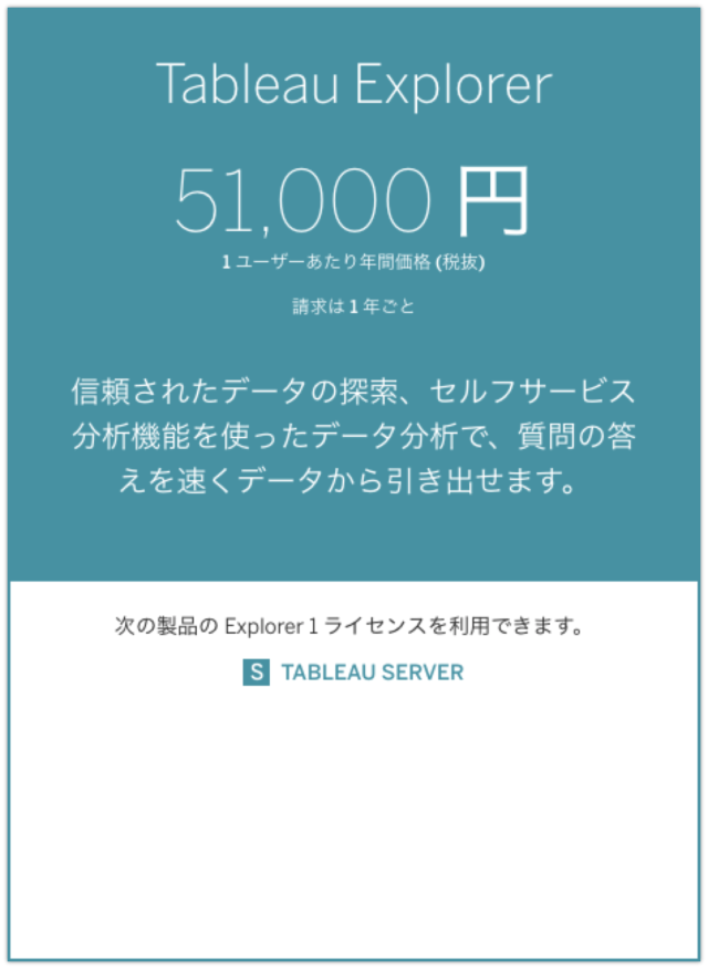 Tabelauのライセンス体系がリニューアルされたのでまとめてみた Tableau Developers Io
