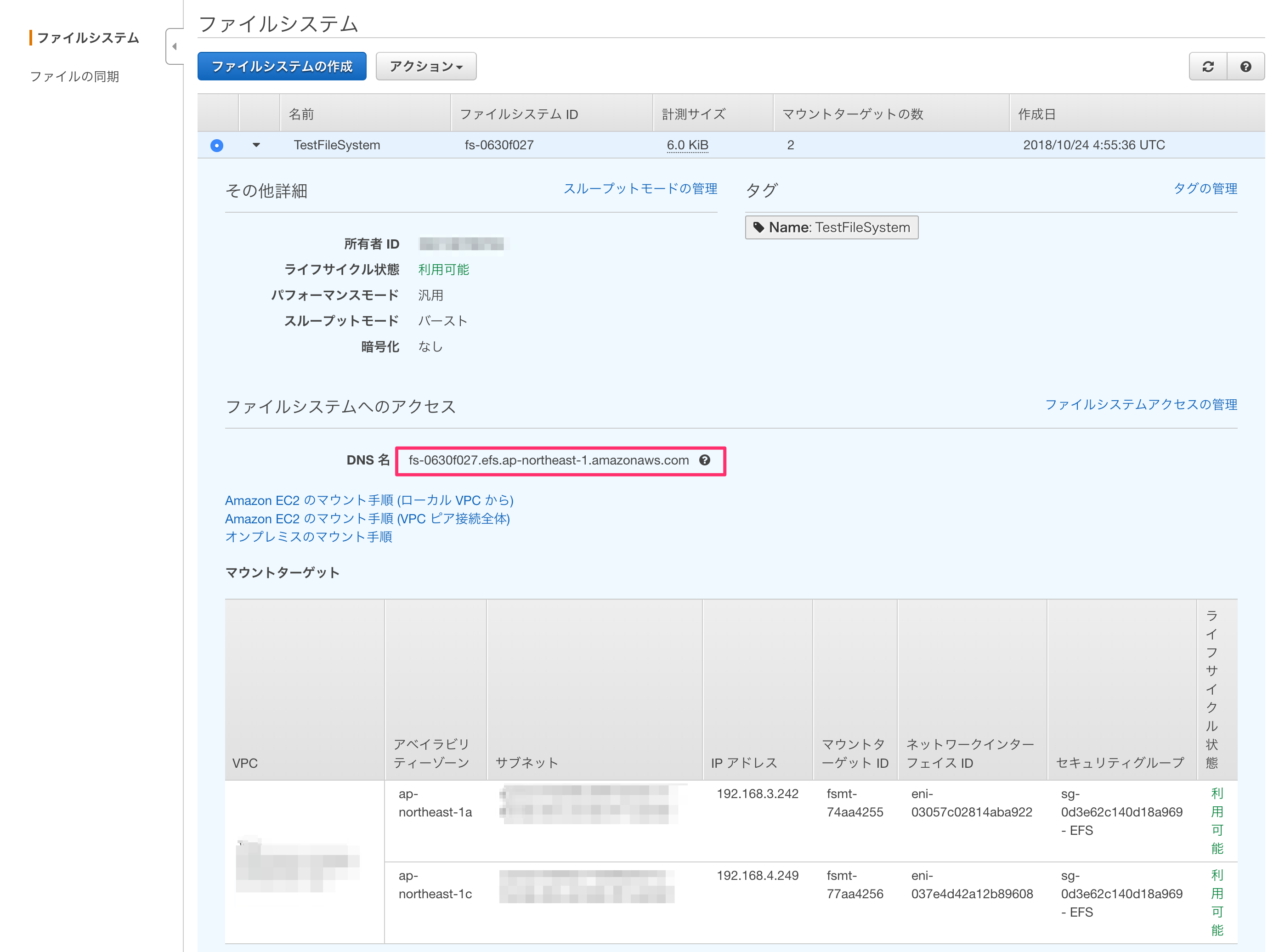 Efsマウントヘルパーの利用有無でマウントコマンドの違い等をみてみた Developersio