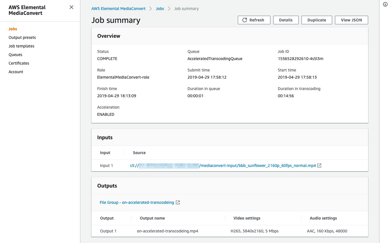 アップデート Aws Elemental Mediaconvertで高速トランスコーディングが利用可能になりました 最大25倍スピードアップ Developersio