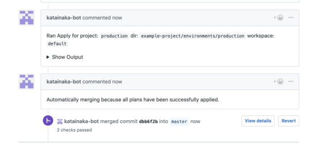 Terraformをpull Request上のコマンドで実行 Atlantisを試してみた Developersio