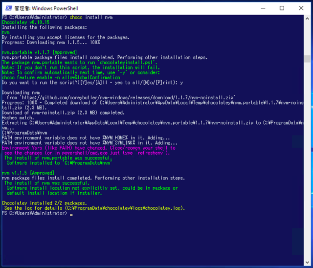 nvm install node 4.2.1 nvm install node 4.2.1