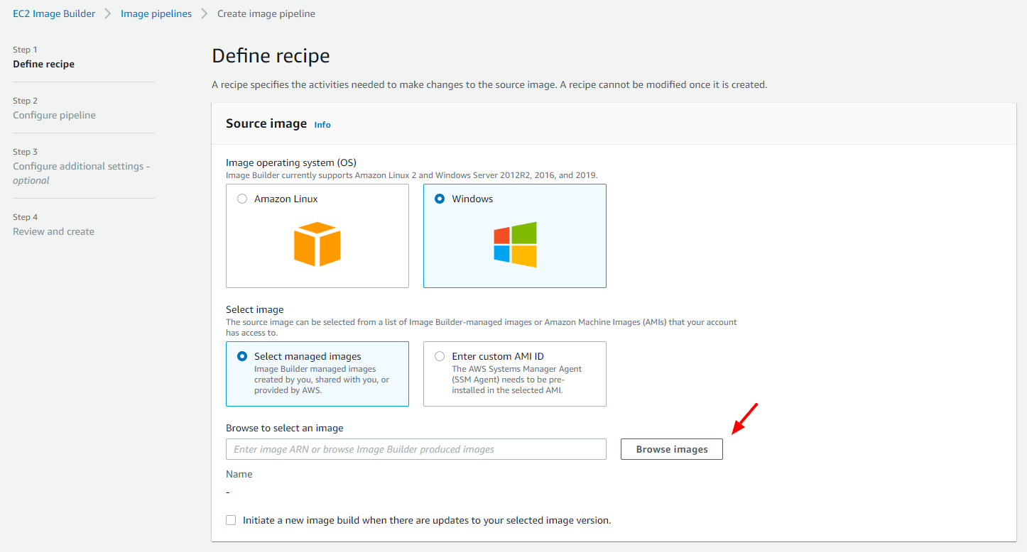 Ec2 Image Builderでwindows Serverのamiを作成してみた Reinvent Developers Io