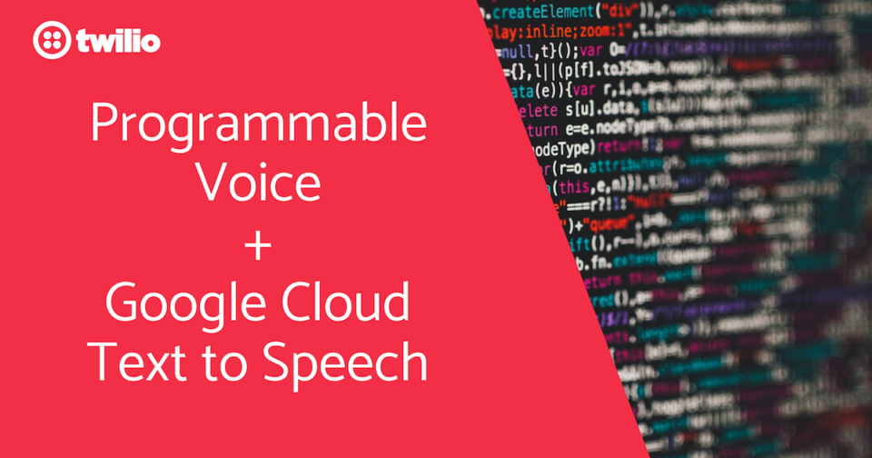 Twilioにgoogle Could Text To Speechで話してもらうには Node Js Developersio