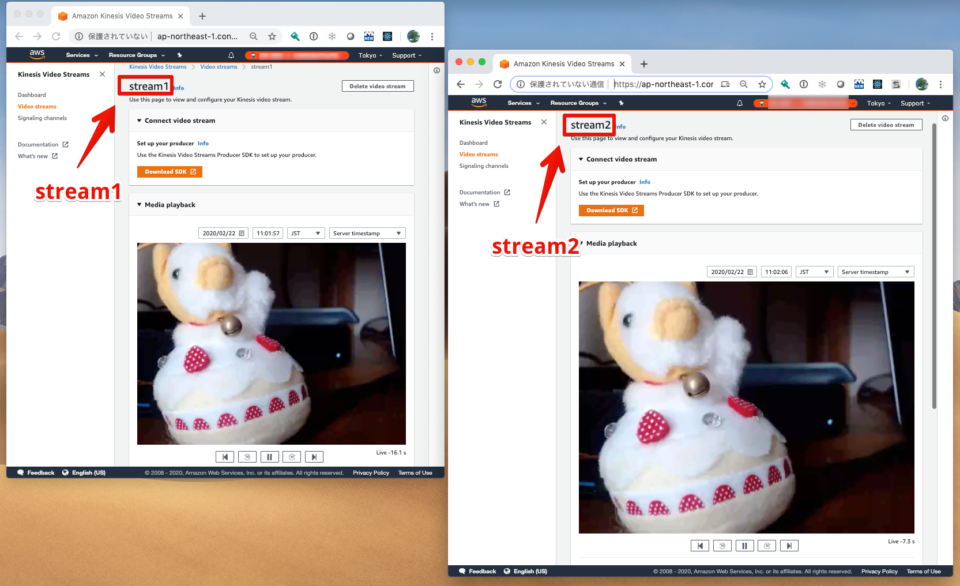 【小ネタ】GStreamerのtee及び、queueを使って、Kinesis Video Streamsの複数のストリームに同時送信してみまし ...