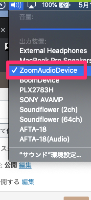 Zoomでbgmや動画の音を綺麗に配信する方法 Mac編 Zoom Developersio