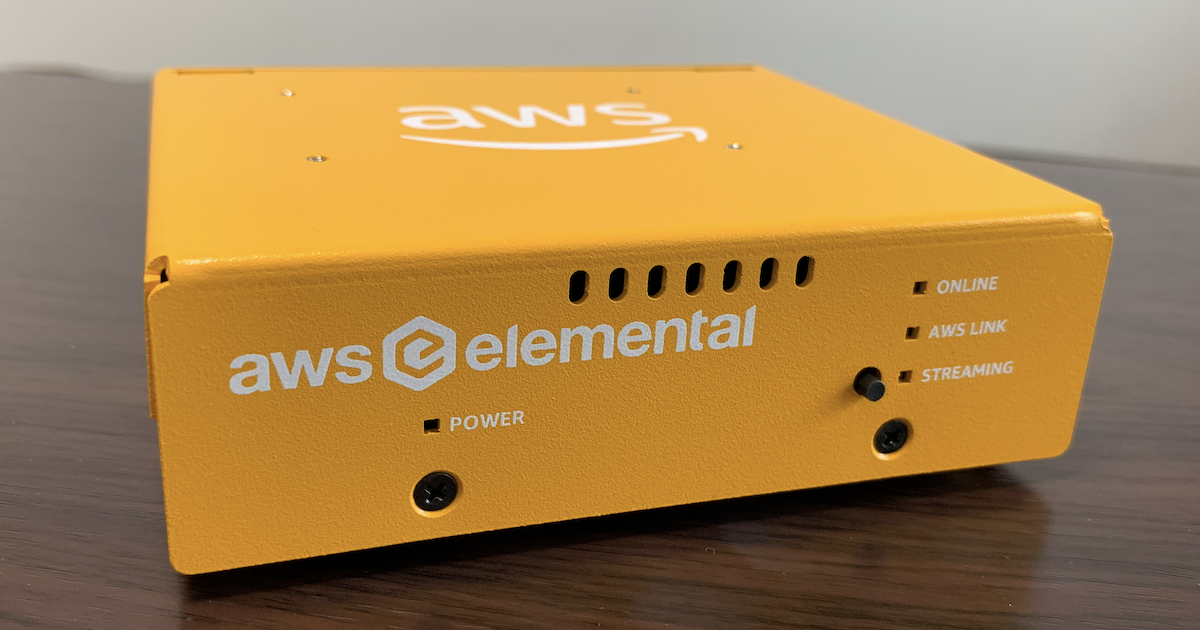 Aws Elemental Linkが届いたので開封してみた Developersio