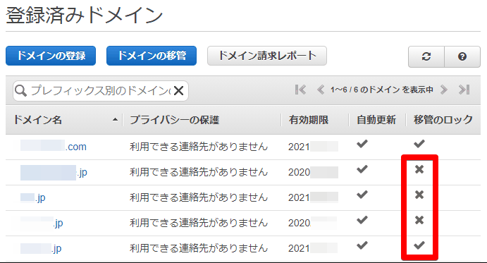 Jp ドメインで 移管のロック が無効化できない Developersio