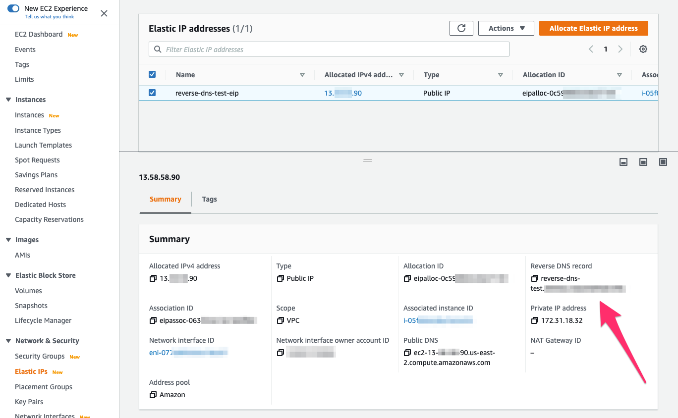 Update Elastic Ipの逆引き設定が一部リージョンで申請なしにできるようになりました 東京リージョンはまだ Developersio