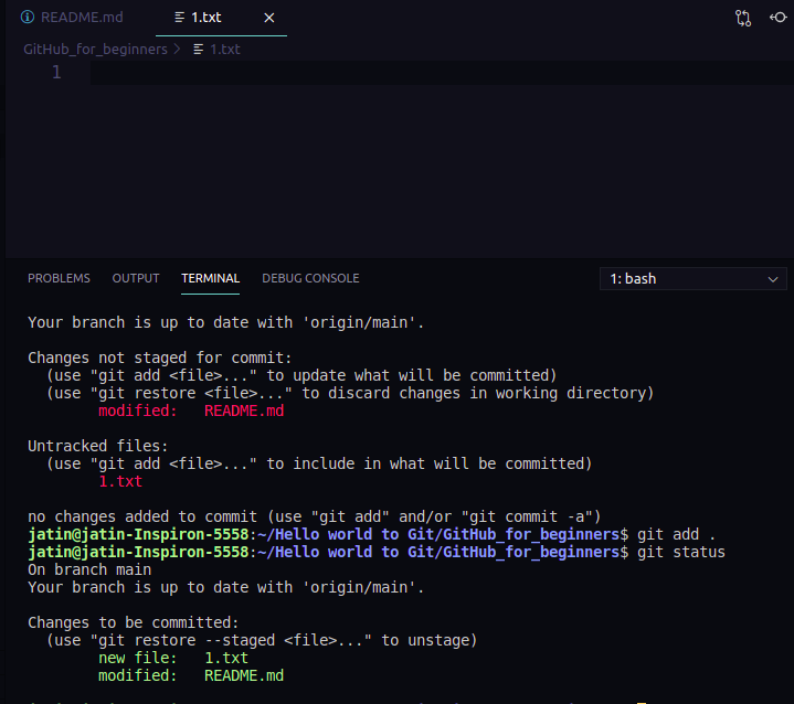 Hello World With Git Developersio