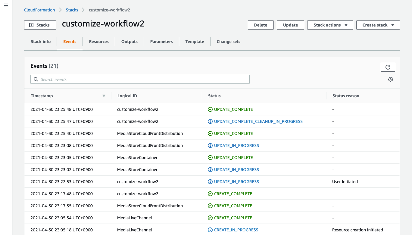 MediaLiveのWorkflow Wizardで作成されるリソースをカスタマイズ！ MediaStoreのCORSとCDN認証の設定を