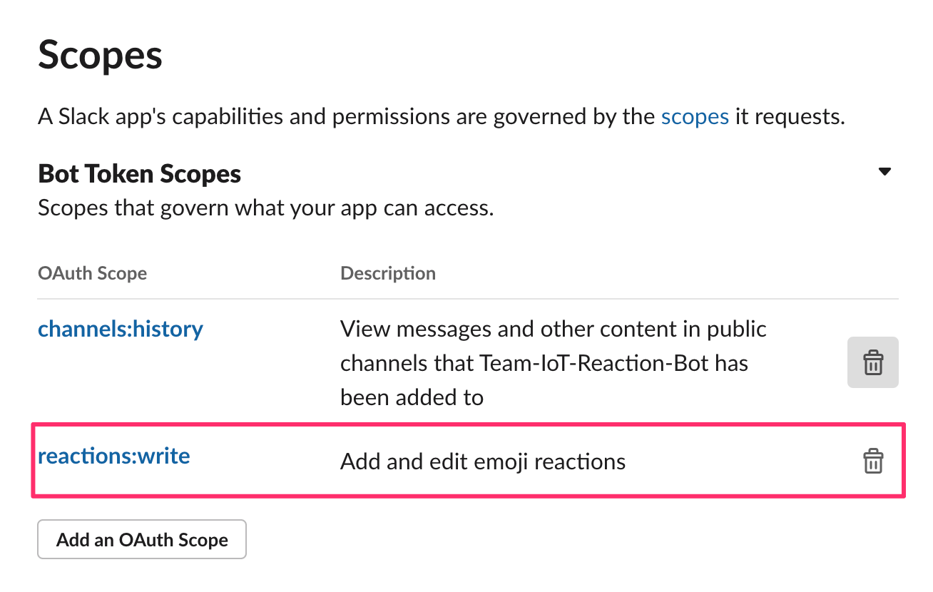 Slack 特定チャンネルの特定キーワードに反応して 自動リアクションするslackアプリ Bot を作る Developersio