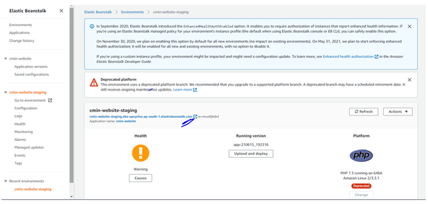 Deploying A Php And Laravel Web Application Into Aws Cloud Using Elasticbeanstalk Developersio