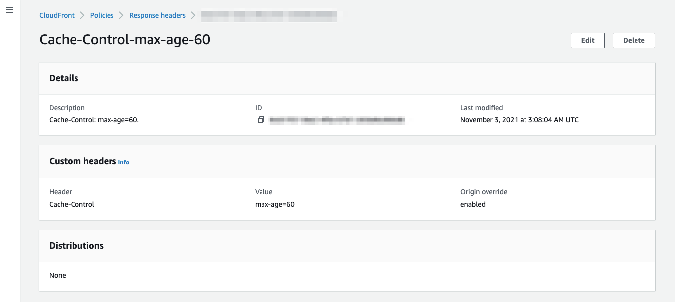 [UPDATE] Amazon CloudFrontでResponse headers policiesがサポートされました