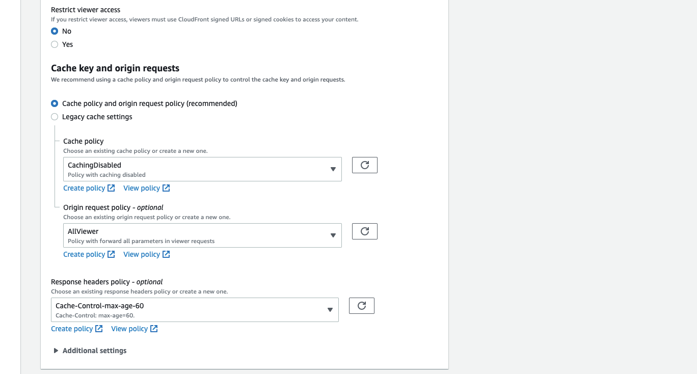 [UPDATE] Amazon CloudFrontでResponse headers policiesがサポートされました