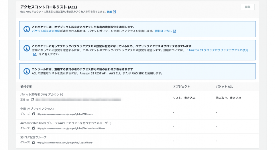 ACL無効化が推奨されたことでS3のサーバアクセスログ記録のためのアクセス許可はどうなったのか!?確認してみた DevelopersIO