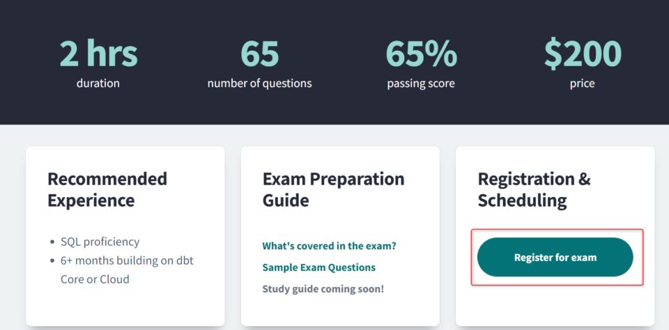 Dbt Analytics Engineering Certification Exam dbt DevelopersIO