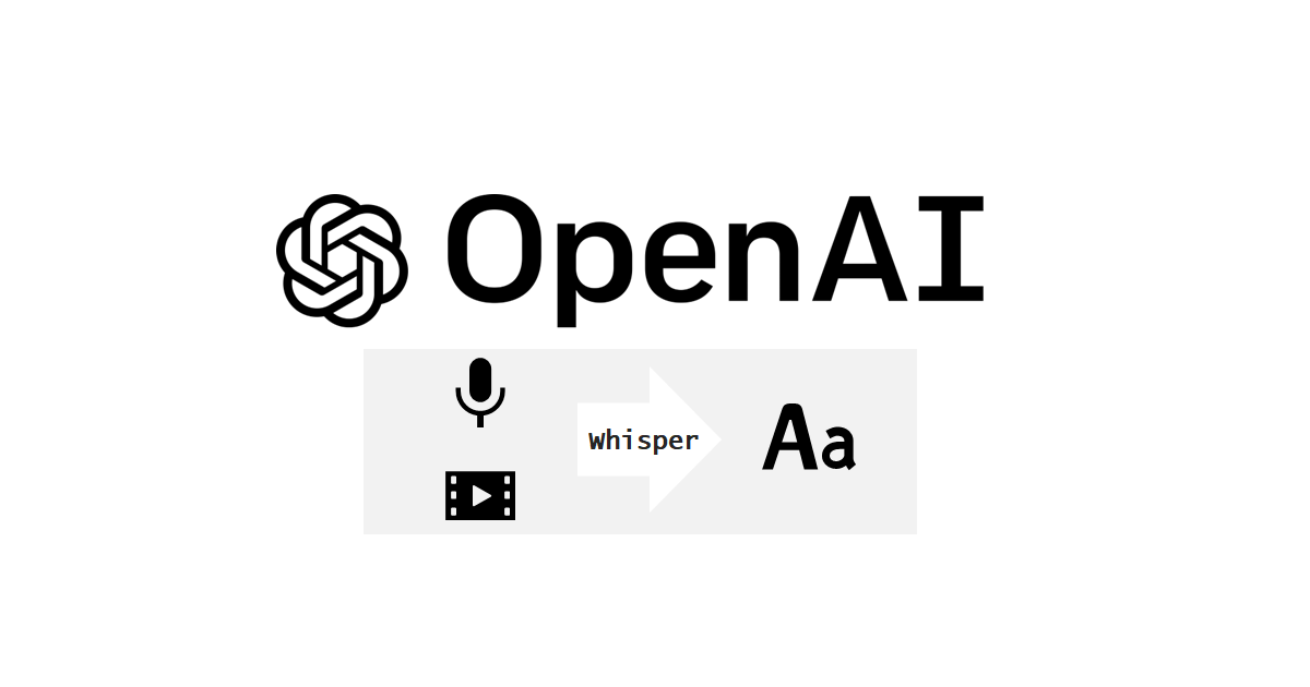 OpenAIがリリースした高精度な音声認識モデル”Whisper”を使って、オンライン会議の音声を書き起こししてみた | DevelopersIO